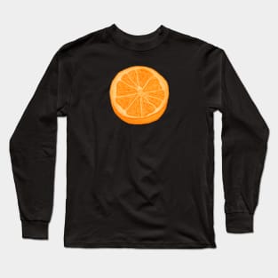 Orange art cut slices Long Sleeve T-Shirt